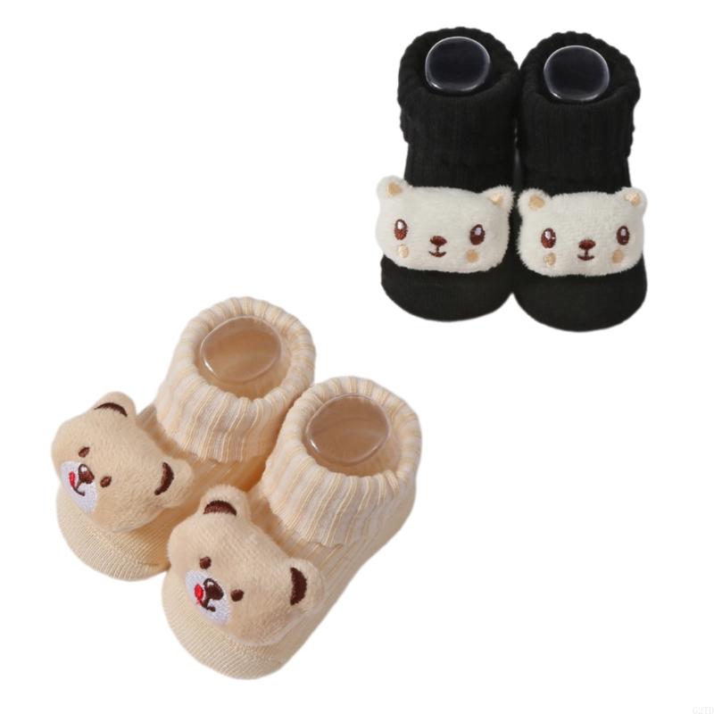 2 Pairs/3 Pairs Baby Ankle Socks Knitted Socks with Cartoon Cotton Socks Soft Socks for Newborns Infant 3-12 Month