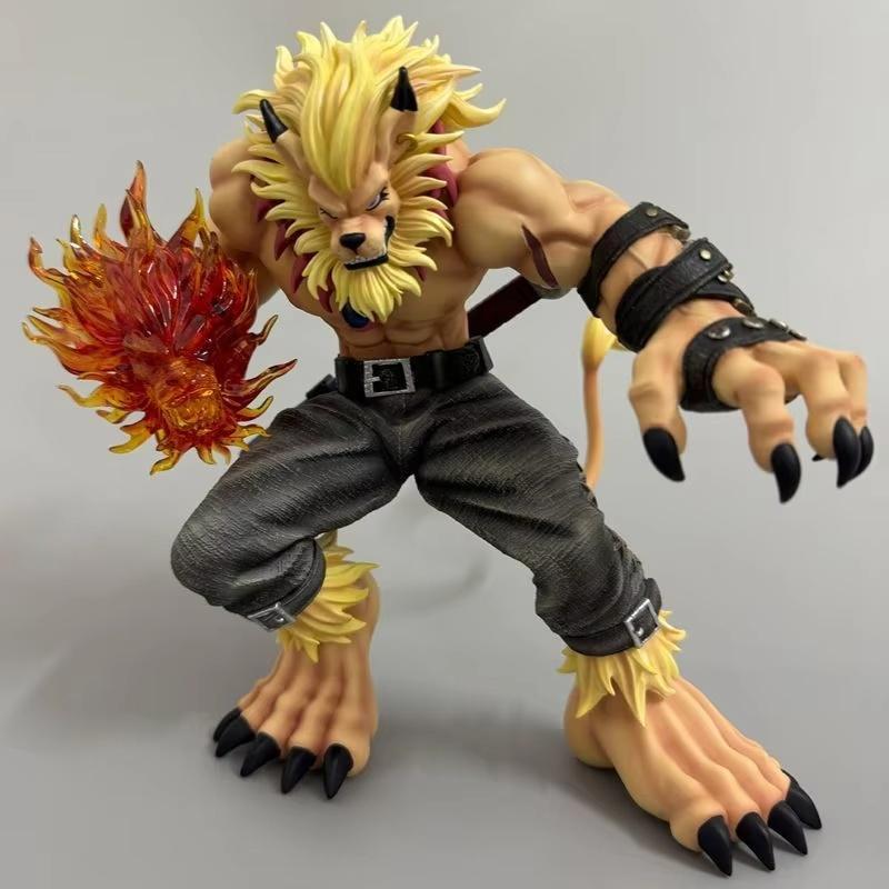 Digimon Adventure Leomon Anime Action Figure Pvc Gk Statue Model Doll For Desk Decoration Digital Monster Collectible Toy Gift