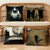 Cushion Cover La Soft Case Sofa Living Room Famiglia Home Comfortable Office 52 ALBLAK QUATTRO Decor Protective Pillow