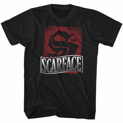 Scarface S Je Pro Scarface Černé Dospělé Tričko