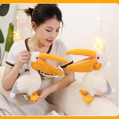 Niedliche simulierte Pelikan-Puppe Hässliches und niedliches Spielzeug Plüschtierpuppe Kinderkissenpuppe