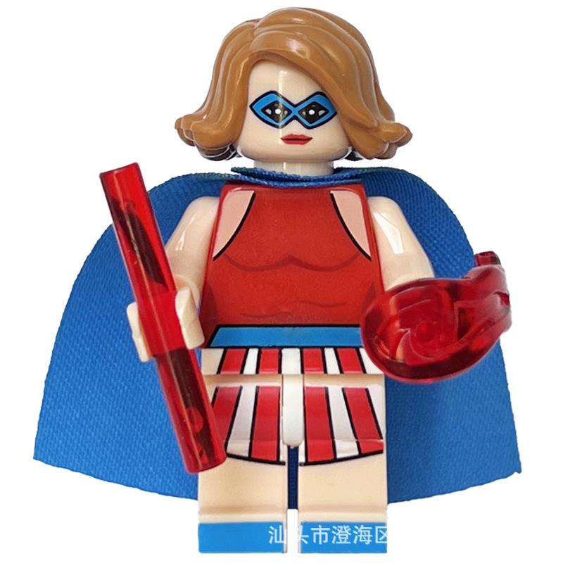 Ninja Warrior Superhero Doll With Weapon Single Building Block Assembly Toy
