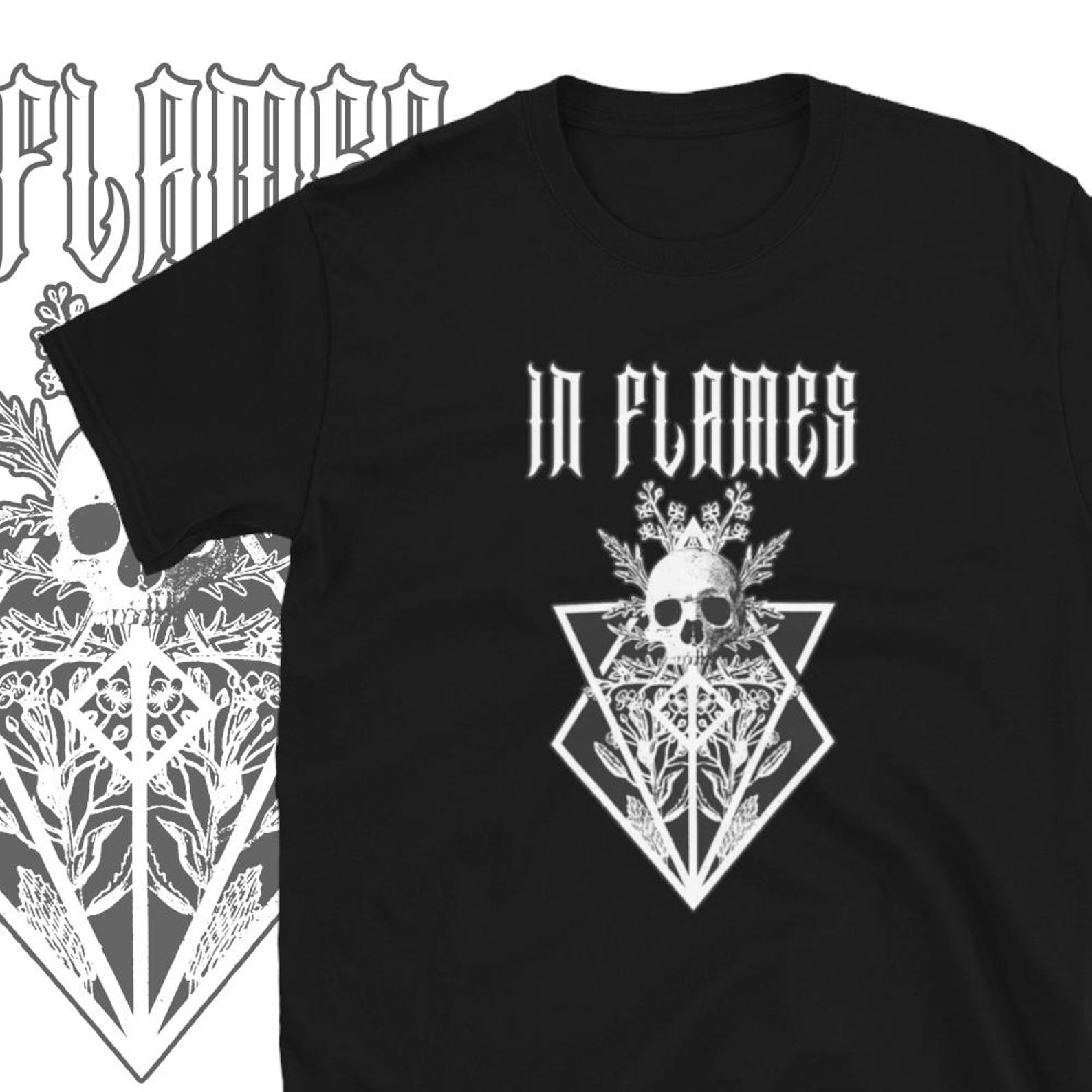 In Flames T shirt Melodic Heavy Metal Clothing 4XL