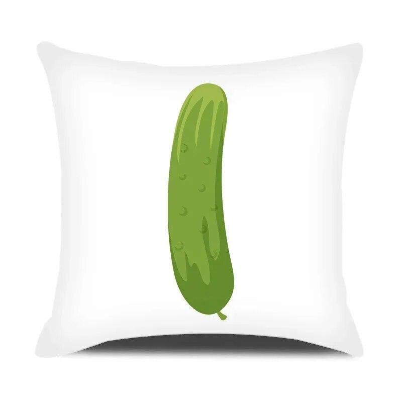 

Интересная наволочка с принтом фруктов и овощей для дома, спальни, гостиной, дивана, наволочка из персиковой кожи 40x40cm