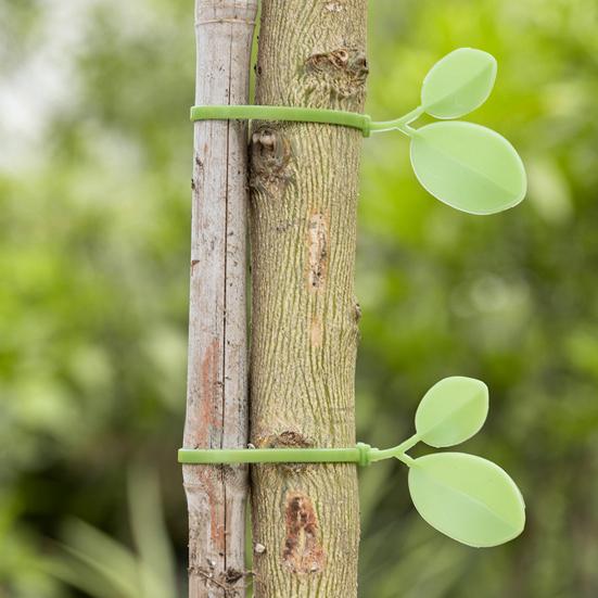 Leaf-Shaped Plant Ties Heavy Duty Zip Ties Cable Management Ties for Garden Plant Support And Home Office Cord Organization