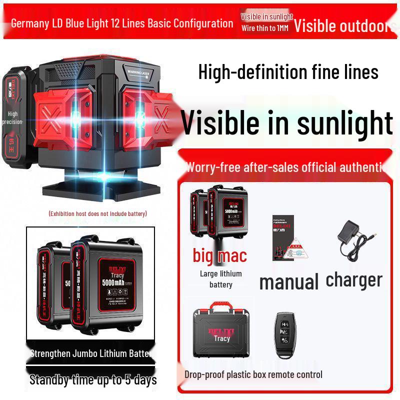 High Precision Green Laser Level: New Model Outdoor Wall and Floor Sticker