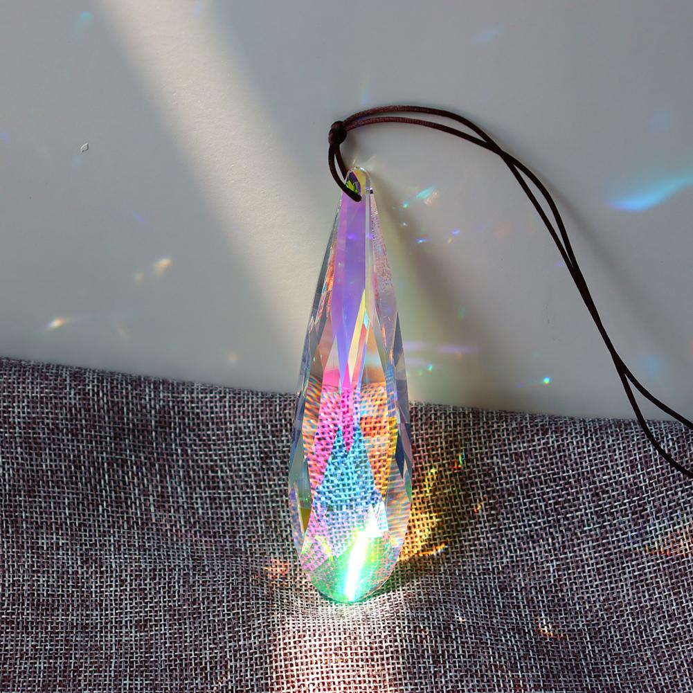 Crystal Hanging Drop Sun Light Catcher Handmade Pendant Home Decoration Windows Wedding Garden Decor Ornament DIY Craft