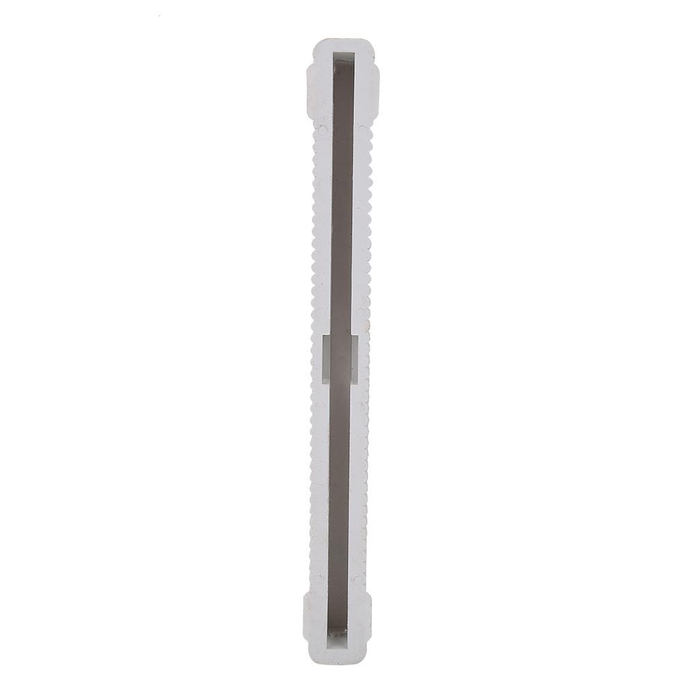 Universal 10 Inch Longboard Surfboard Single Center Tail Fin Box Plug Holder Nylon (White)
