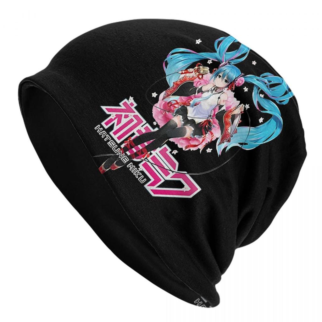 Hatsune Miku Chemo Beanie Unisex Women Winter Wear Skullies Caps Bonnet Knitted Hat