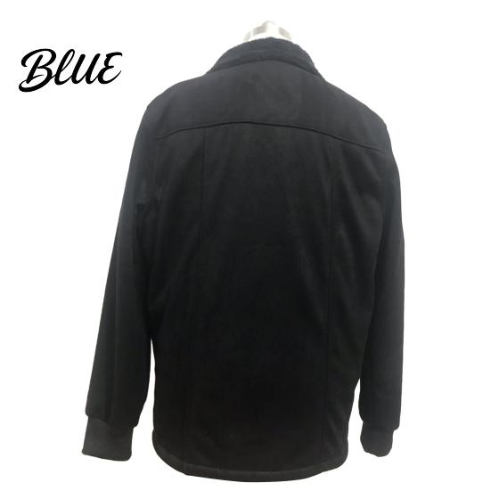 Plus Size Men for Outdoor Leather Thicken Color Faux Coat Solid Winter Jacket