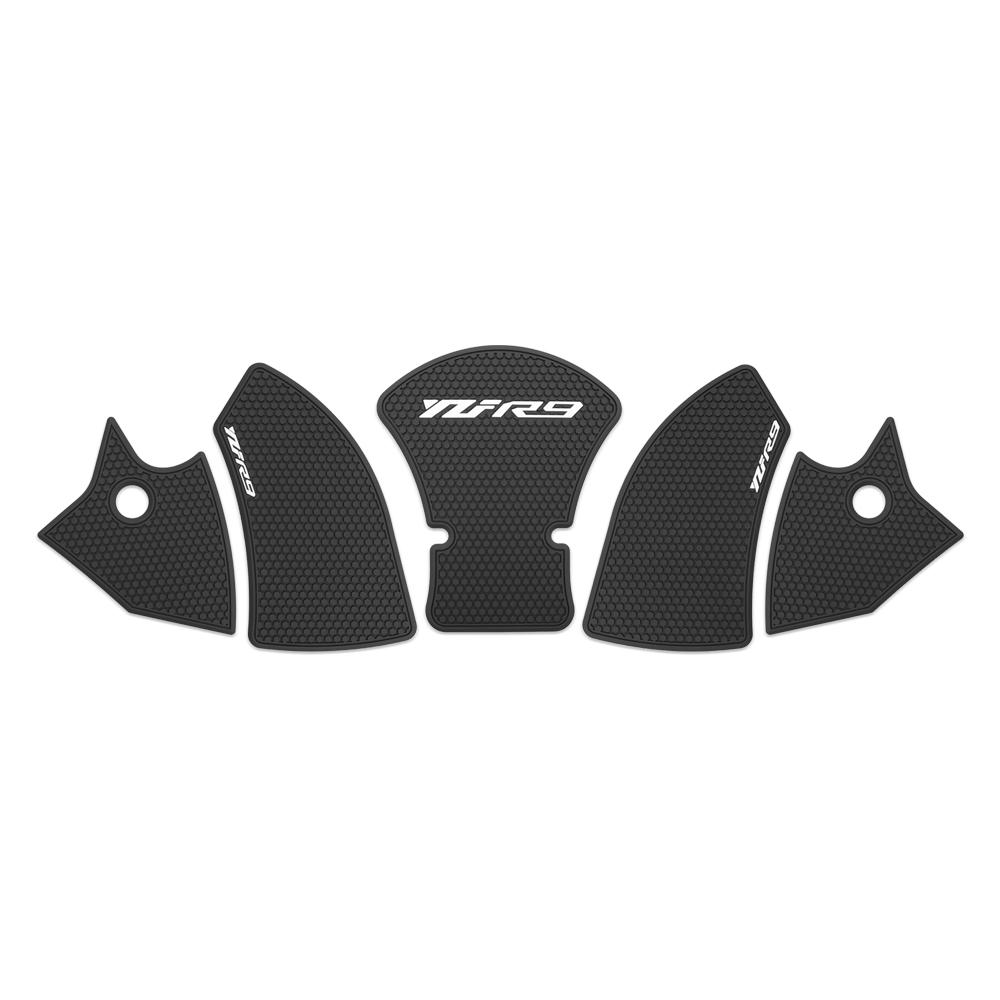 Motorcycle Non-slip Side Fuel Tank Stickers For YAMAHA YZF R9 yzf r9 2025-2026 Waterproof Pad Stickers fuel tank pad YZF-R9 чёрный