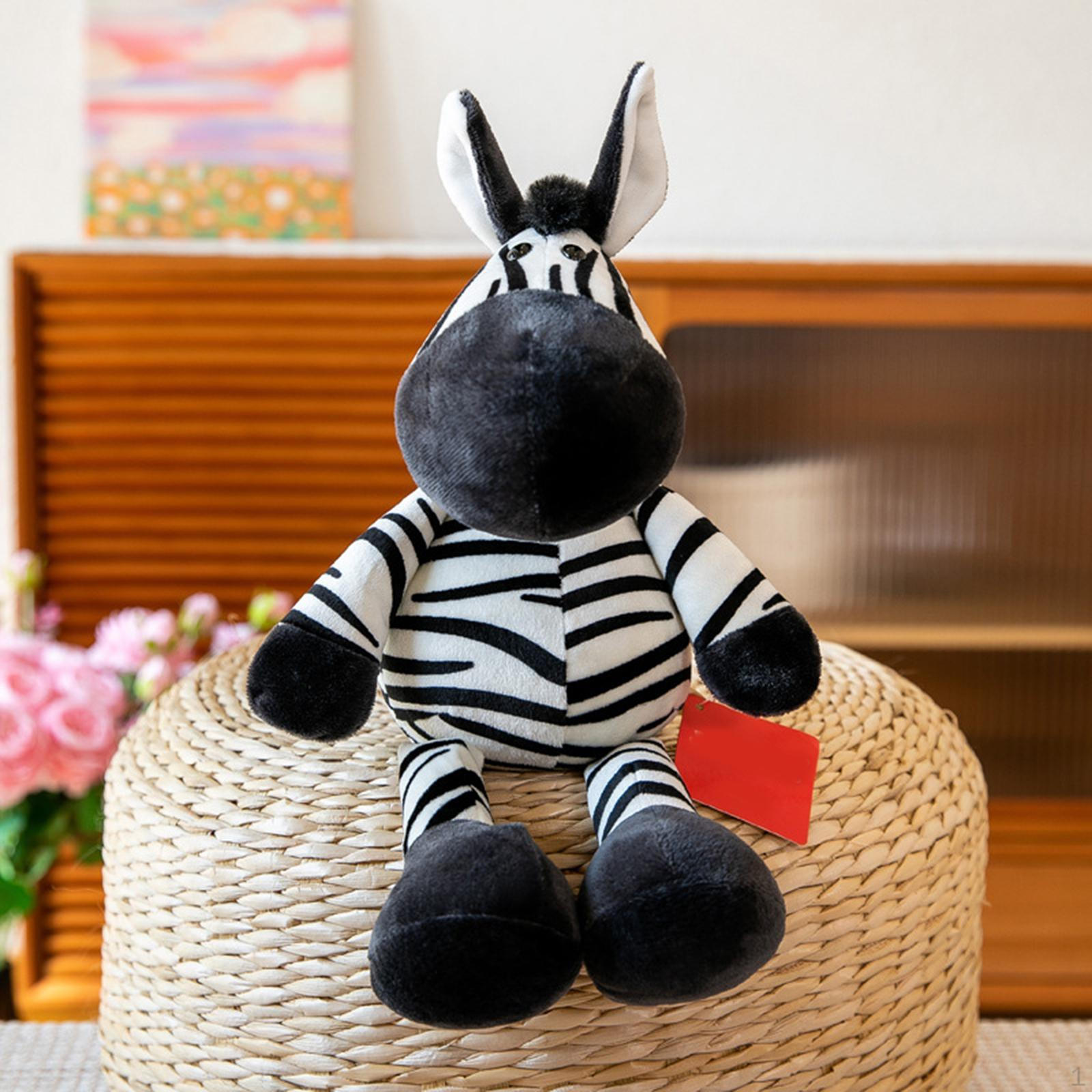 

25 см плюшева іграшка-тварина для дітей та дорослих, м яка м яка лялька Zebra
