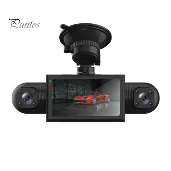 

4-канальный видеорегистратор с ночным видением, мониторинг парковки, покрытие 360 градусов, простая установка, GPS-камера для записи в автомобиле чёрный