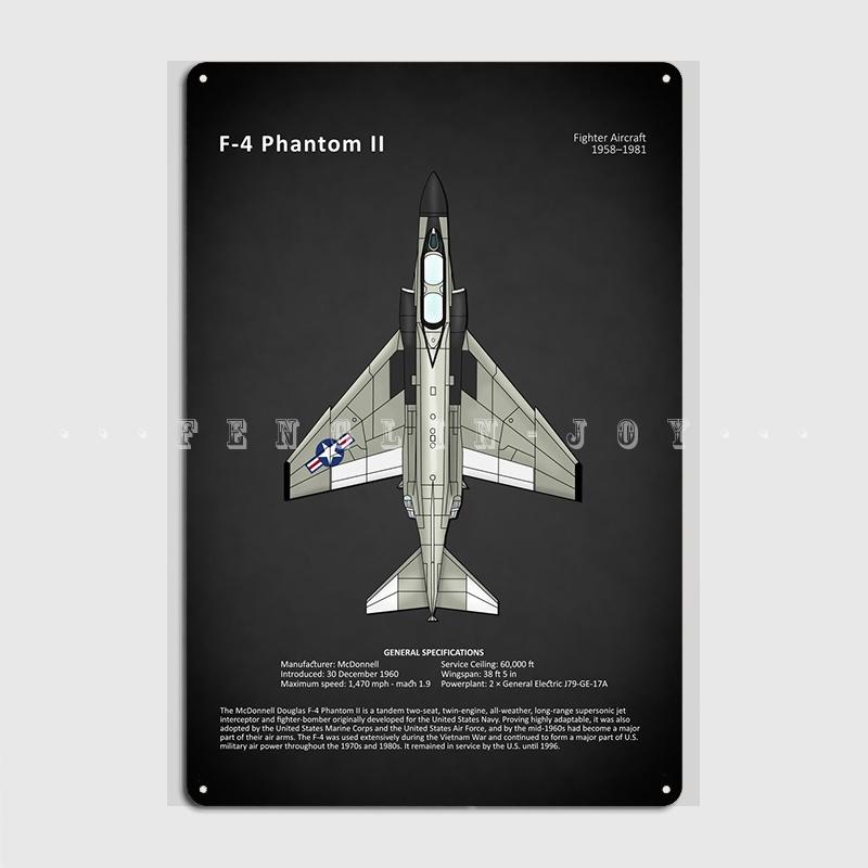 The F4 Phantom 2 Metal Sign Cinema Kitchen Kitchen Custom Poster Tin Sign Poster 20x30cm