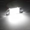 2PCS LED Car License Number Plate Light For Ford Focus 2 MK2 2003-2008 C-MAX Lamp White Bulbs Car Products License Plate Lights