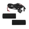 Motorcycle Heating Handle Cover 5 Gears Memory Temperature Control Silicone Electric Heated
