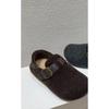 High-ankle Women's New Cotton Shoes with Thick Soles, Lazy Style, Filled with Warm Fleece, Retro Design