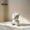 Decoración Estilo Nórdico Oso Poligonal Estatua, Adorno Impreso en 3D Pintado a Mano, Escultura de Arte Poligonal Geométrica Personalizable, para Escritorio de Sala de Estar
