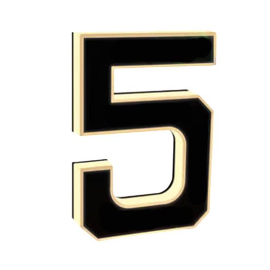LED House Number Waterproof Acrylic Illuminated Home Address Number Modern Lighted House Number for Outside Yard Shop