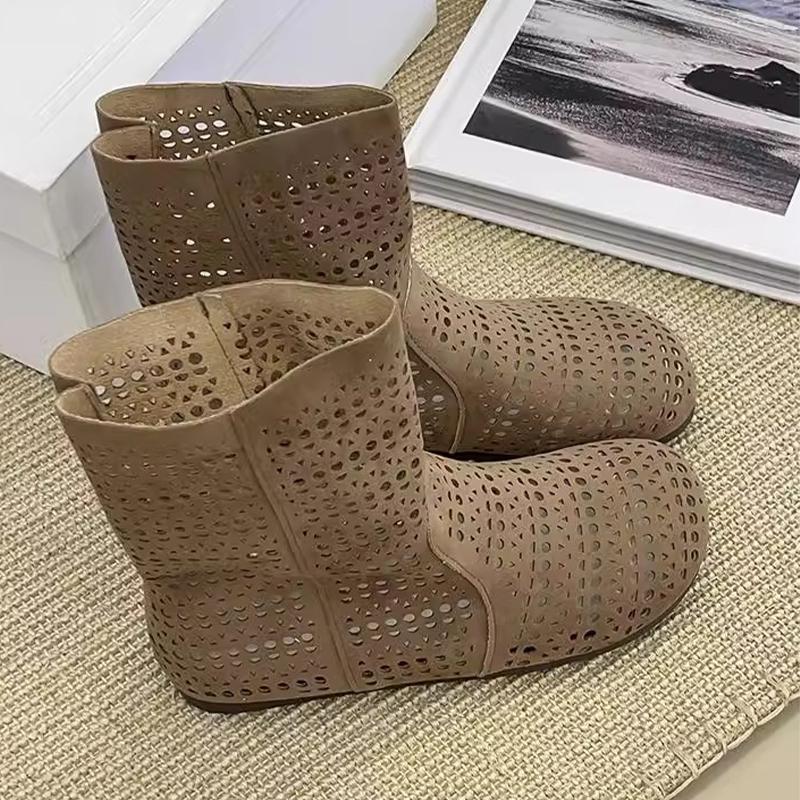 Fashion Women Flats Shoes Ankle Designer Sandals New Summer Woman Sport Shoes 2025 Fashion Cool Boots Dress Breathable Zapatos De Mujer