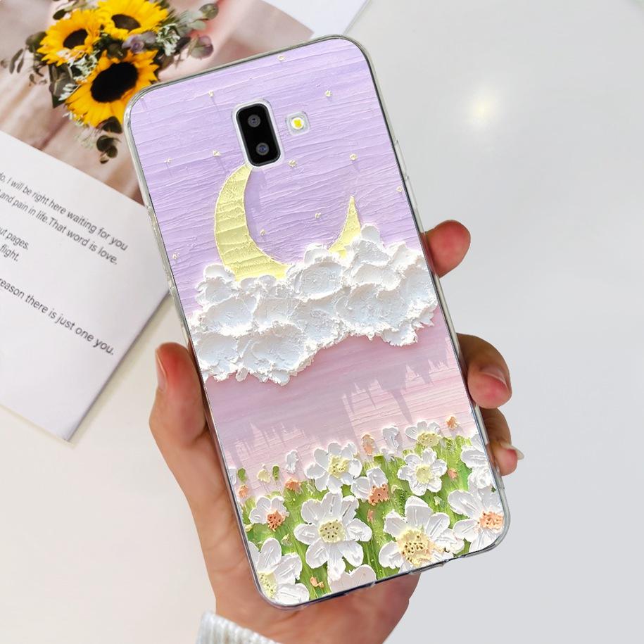 For Samsung J6 Plus Case J6 2018 J600F J610F Cover Luxury Marble Butterfly Clear Soft Cases For Samsung Galaxy J 6 J6+ 2018 Capa