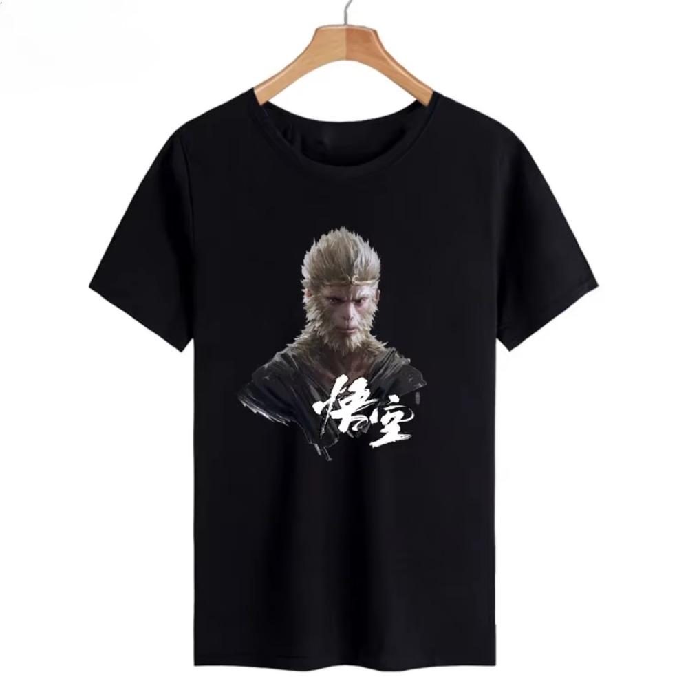 NG Black Myth Wukong Game the Same Short-sleeved T-shirt Men and Women Cotton Half Sleeve Body
