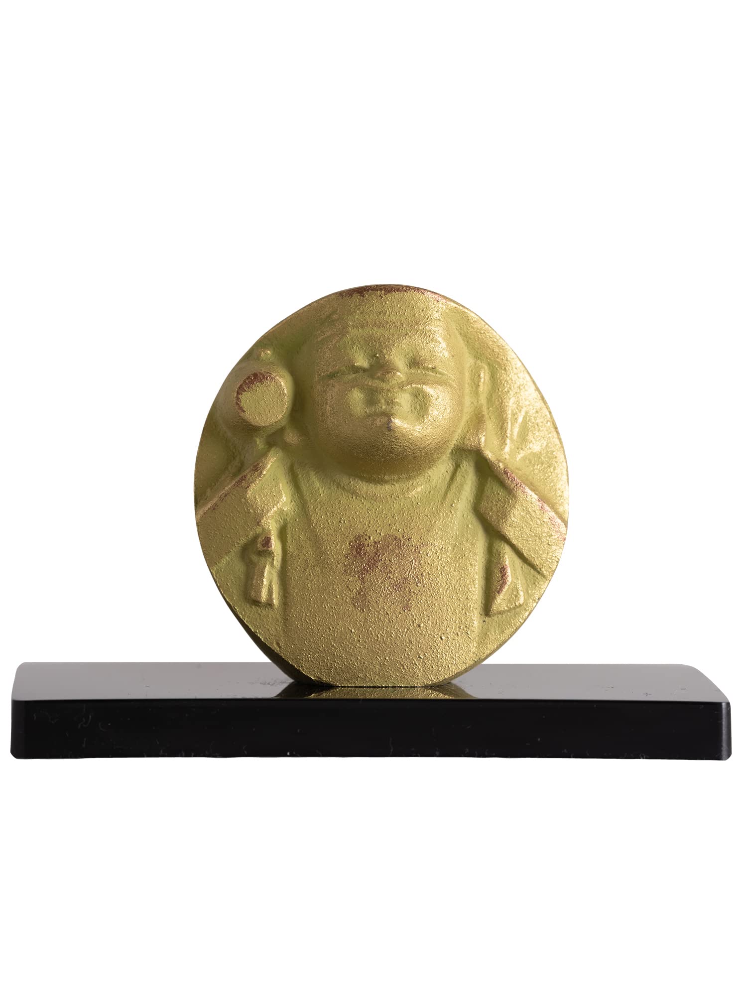 

God of Fortune Daikokuten Nitten Sculptor Figure Ornament Seven Gods of Fortune Takaoka Copperware чорний