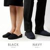 Made in entrance exam size portable slippers with 4cm perfect for conferences and entrance ceremonies size S navy Japan, slippers, 22cm-28cm, heel,
