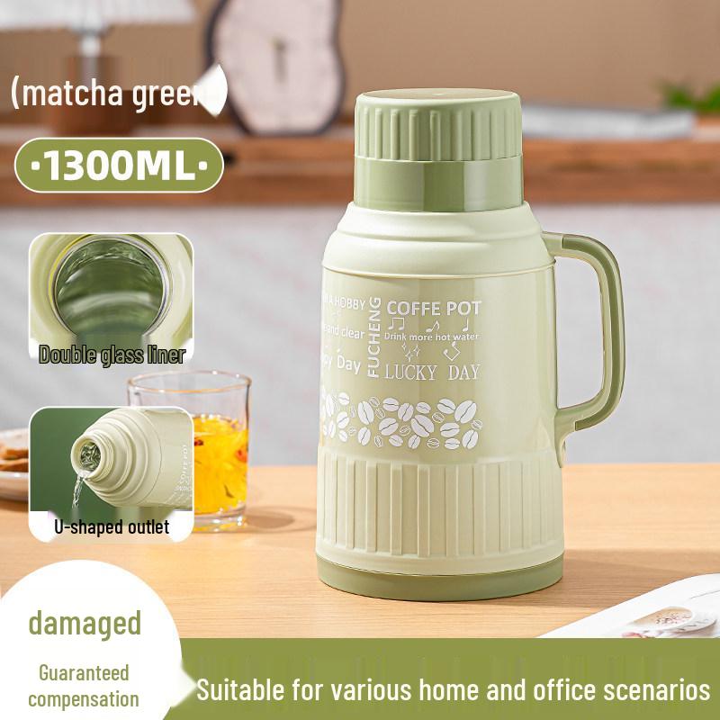Large Capacity Glass Electric Kettle and Thermos for Dorm or Home