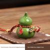 Mini Colorful Ceramic Gourd Lucky Home Decor Handmade Ornament for Prosperity