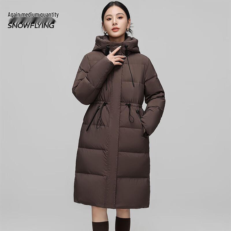 

Xuezhongfei Women s Long Hooded Loose Fit Down Jacket 165/88A