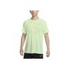 Nike Dri-FIT ADV Stride Series Logo Quick-Dry Breathable Pullover Short Sleeve T-Shirt Men Tops Light-Fluorescent-Yellow Reflective-Silver HV5204701