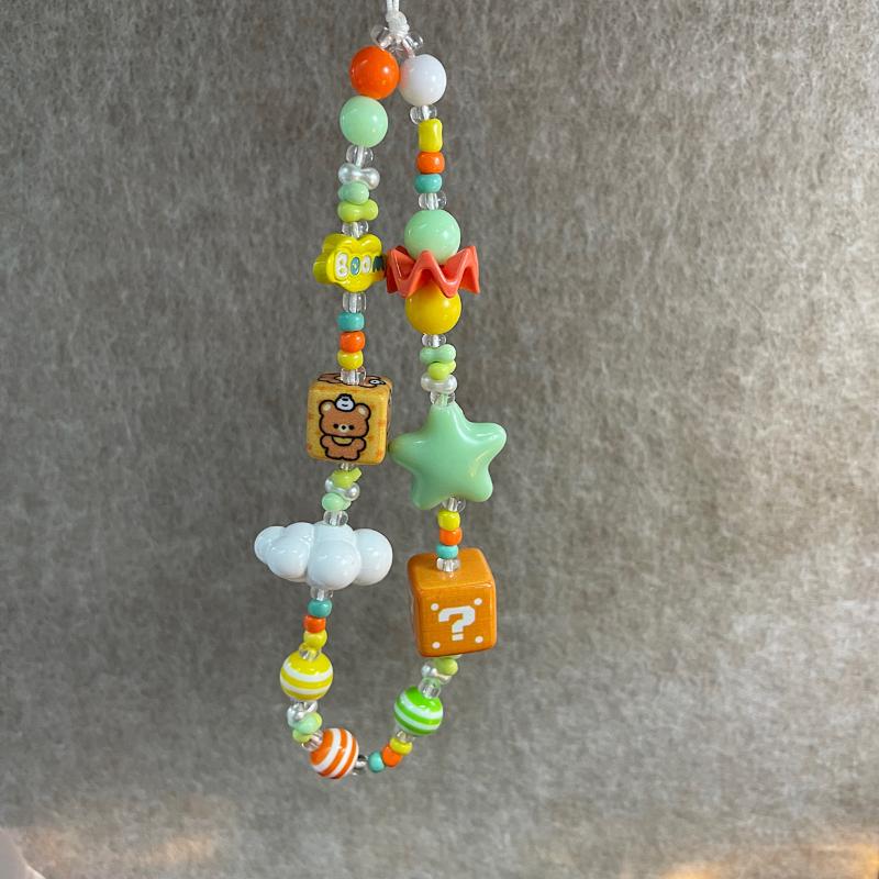 Dessert Color Versatile Mobile Phone Chain Suitable For Ccd Camera Phone Case Hanging Rope