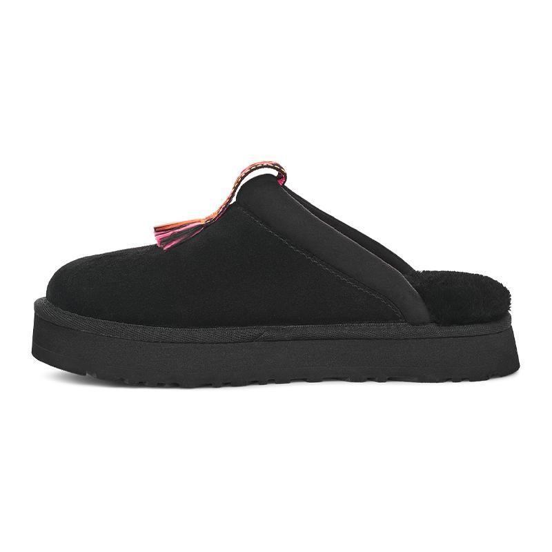 UGG Kids Tazzle Suede Slippers 1153053K-BLK
