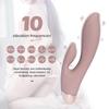 G Spot Rabbit Vibrator pro ženy, vibrátor dildo 2 v 1 se vzory pro stimulaci klitorisu vagíny, sexuální hračky pro dospělé