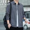 JEEP SPIRIT Men's Wrinkle-Free Long Sleeve Shirt