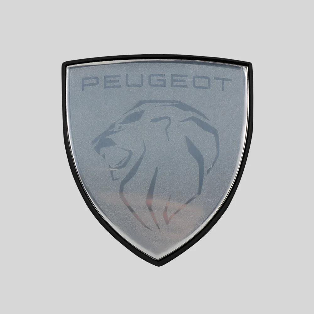 Bilklistermärke 2025 Het Bil Original Frontkåpa Emblem Dekal Tillbehör För Peugeot 308 408 508 RCZ 205 208 3008 2008 108 206 207