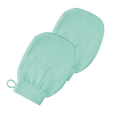 Exfoliating Body Scrub Glove 2 Pieces Mix84_Green