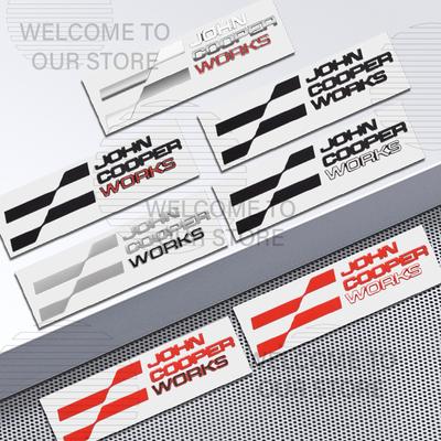 Decorazione Auto Metallo John Cooper Works JCW Emblema Lettere Adesivo 3D Per Mini Cooper S U25 J01 J05 F66 F65 F67 Adesivi Coda Posteriore Baule