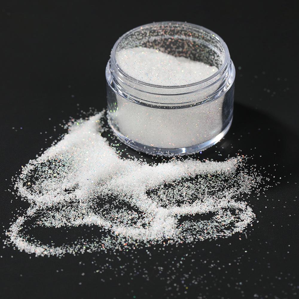 Nicht sinkendes Diamant-Glitzerpulver: Kristall-Epoxid, Feiner DIY-Glitzer, Fließender Sand-Effekt für Schöne Bunte Nägel