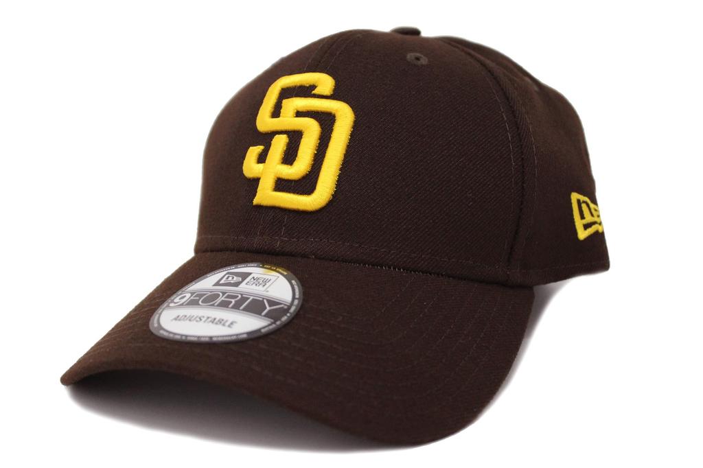 New Era 9FORTY MLB San Diego Padres One Size Fits All Cap, Brown,