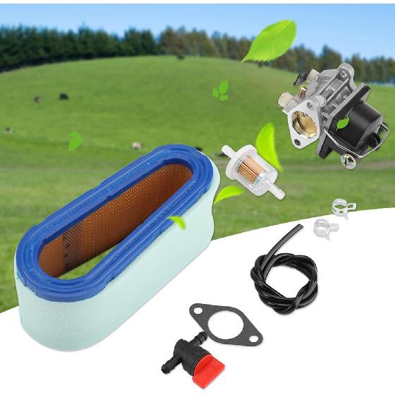 Carburetor Kit with Air Filter Carb for Tecumseh 640065A Accessories Replacement Garden Tool