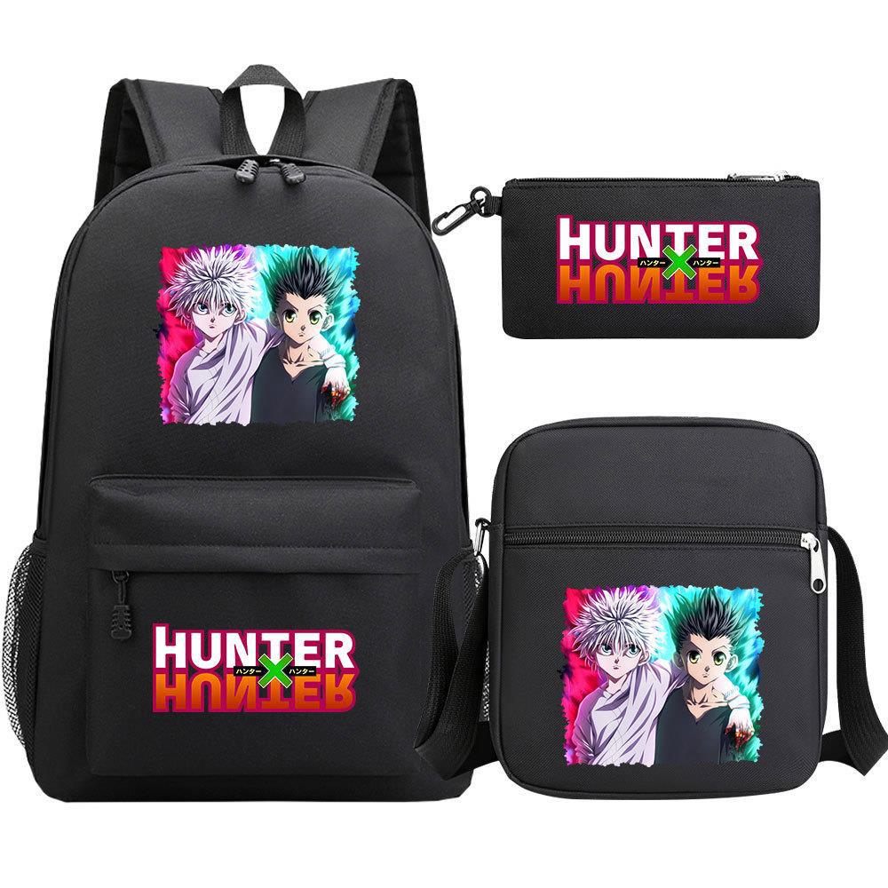 Animation, Full-Time Hunter, Young Students, School Bags, Men'S And Women'S Leisure Travel, Backpacks, Trendy Computer Bags