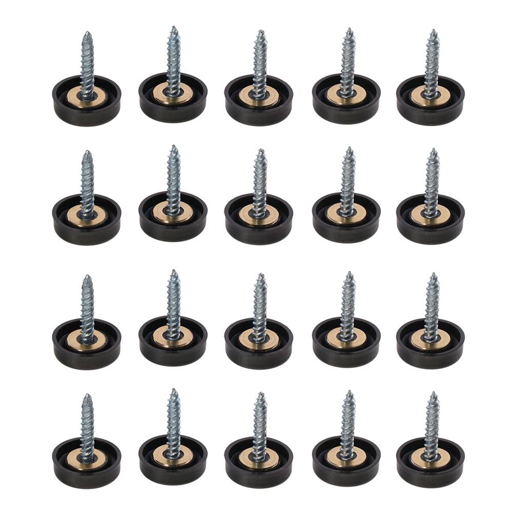 

20 шт. крепежных элементов Крышки для винтов из нержавеющей стали 16 мм Матовый черный Зеркальные винты Крепежные элементы Крышки для зеркальных винтов Стеклянные вывески