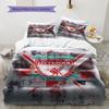 Biancheria da letto con motivo Liverpool Decorazione per la casa Regalo di compleanno ( 1 copripiumino + 2 federe, senza imbottitura),merchandising per fan.