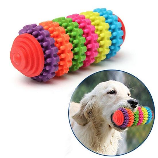 Köpek Yavrusu Evcil Köpek Renkli Diş Diş Çıkarma Sağlıklı Dişler Çiğneme Eğitimi Oyun Topu Oyuncak