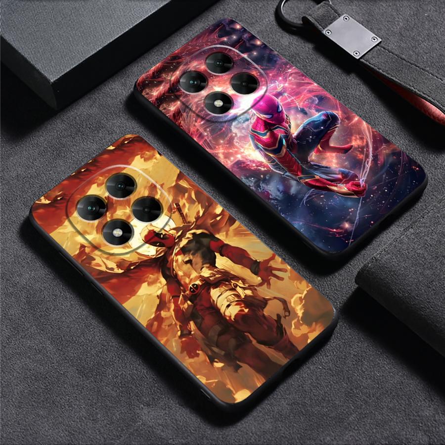 Case for Xiaomi Redmi Note 11s 12s 13 Pro Plus 9 14 10S 9S 10 7 8 12 Pro 11 Funda Phone Cover Marvel Lightning Iron Man