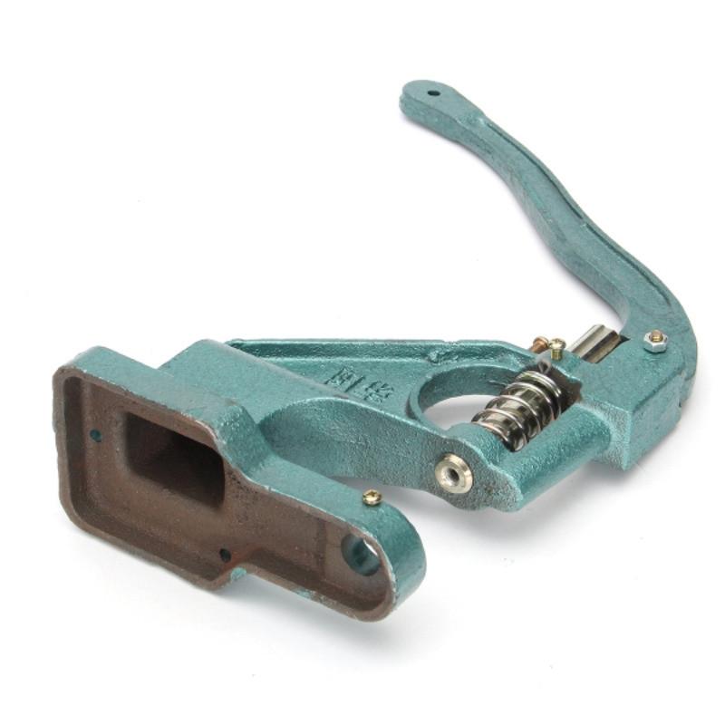 Новый ручной пресс для установки люверсов, комплект с 3 матрицами и 900 люверсами, DIY, ручной инструмент, набор для рукоделия, одежда, люверсы, зеленый