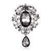 Baroque Brooch With Cubic Zirconia
