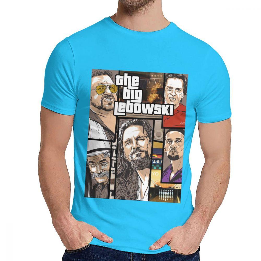 Unisex Tee Shirt The Big Lebowski Great Summer Classic Round Neck Hip Hop Short Sleeve